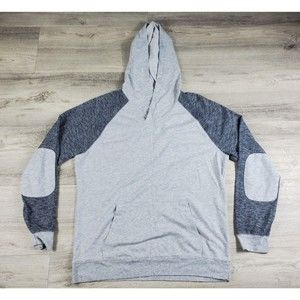 American Rag Grey Light  Hoodie Sweatshirt Size L Cotton Polyester